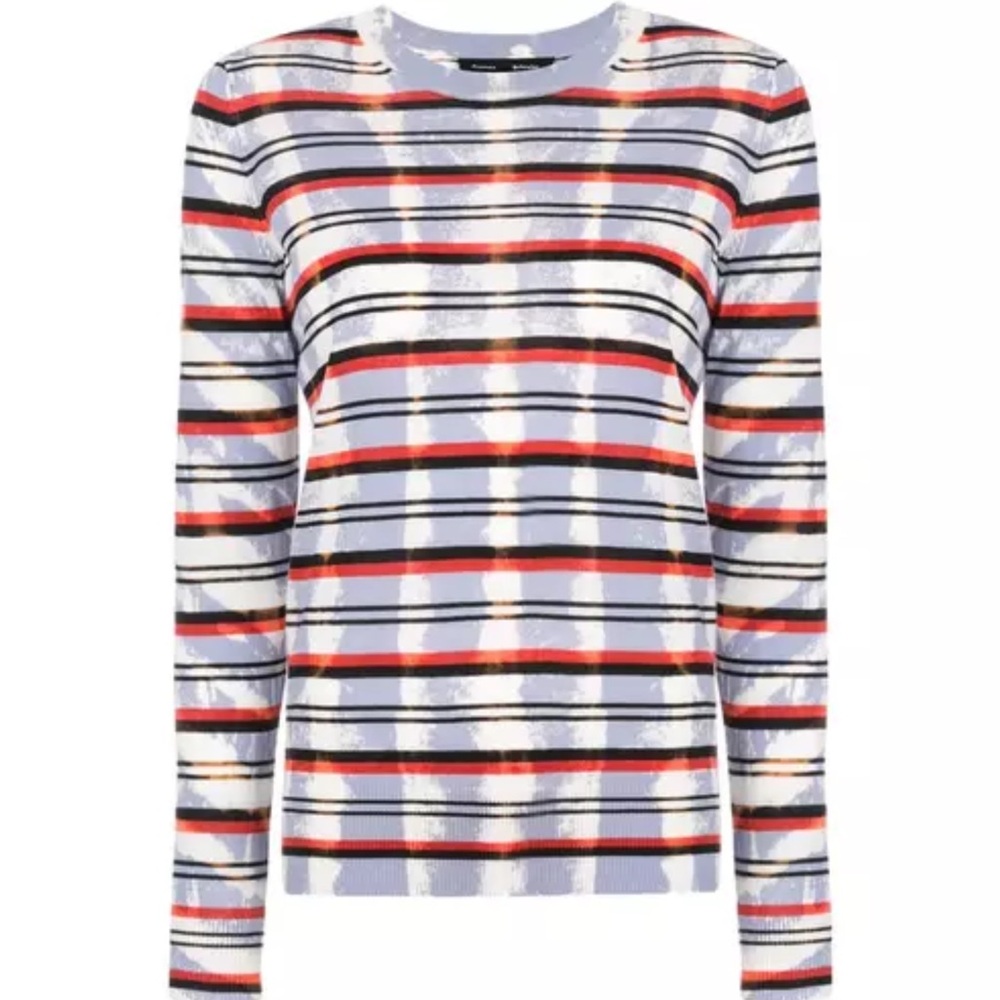 Proenza Schouler Striped Multicolor Long Sleeve Top, XS - Picture 6 of 9